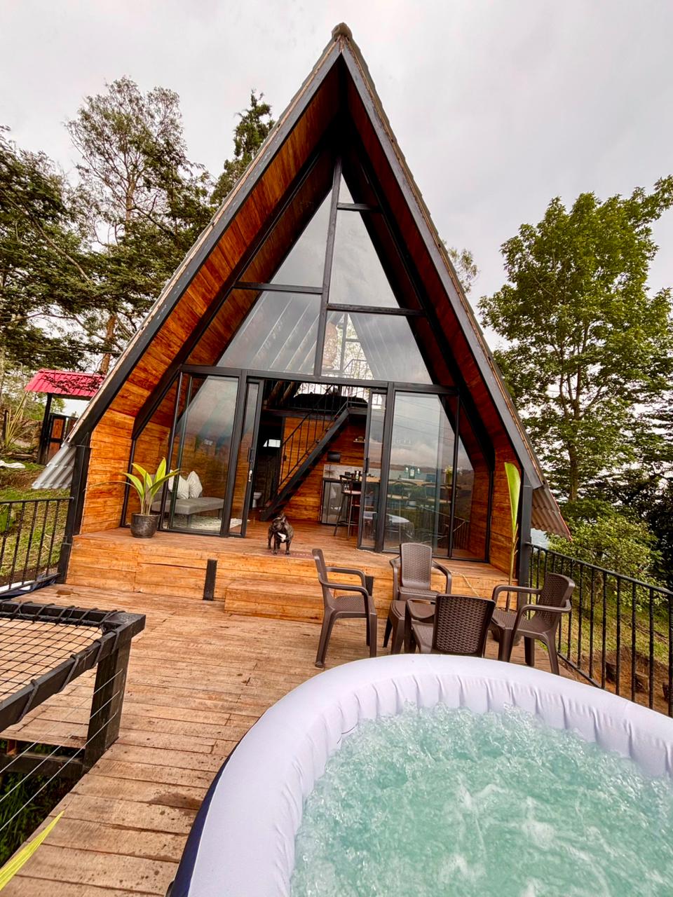 Terraza en madera de El Pinar